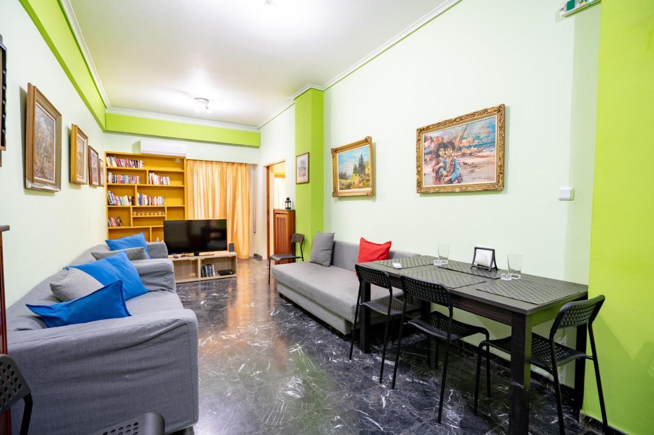 Ampelokipi Metro St. 2 Bedrooms 6 Pers. Apartment 雅典 外观 照片